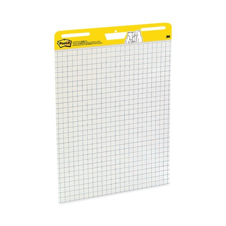 Post-It Pad, Easel, 25"x30", Grid, White, PK2 560